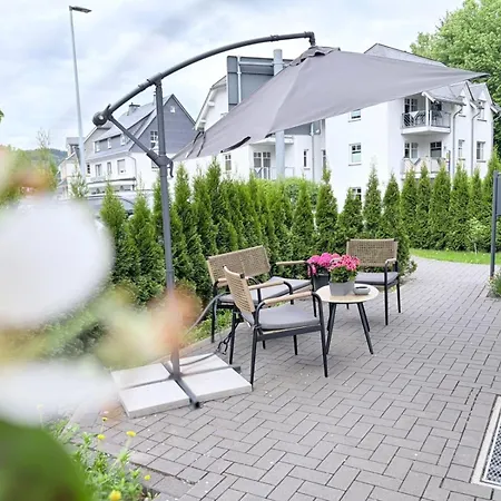 Terrasse Mit Grill Nahe Winterberg Bis 6 Gaeste Apartment *